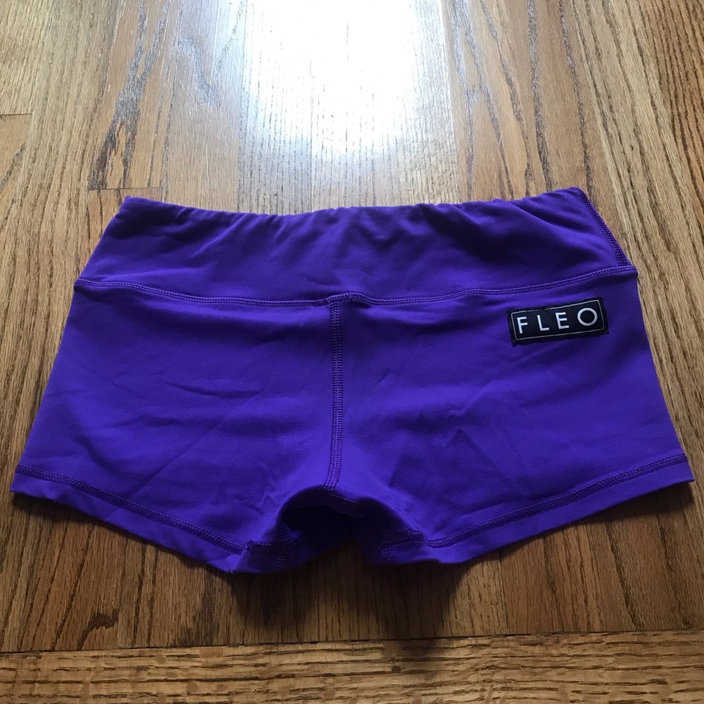 Purple Fleo Shorts